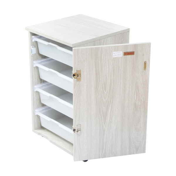 Тумбочка для хранения STORAGE PRO, серый дуб. Арт TLM.S-G001                  