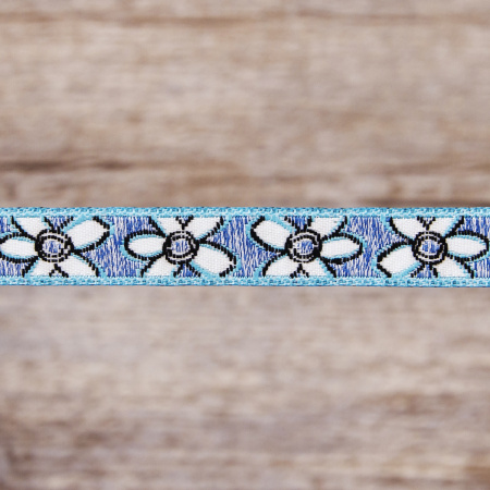 Лента жаккард SAFISA, 10 мм, 15 м, цвет 04. Арт 9103-10мм-04            