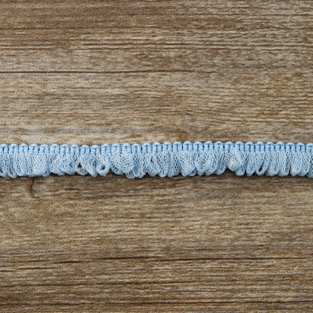 Тесьма декоративная, 17 мм, цвет светло-голубой. Арт 2209/19