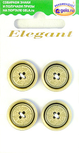 Пуговицы ELEGANT. Арт 10879-18-00ORO/4