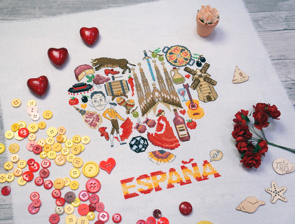 Набор для вышивания "Испания". Арт 11.001.24