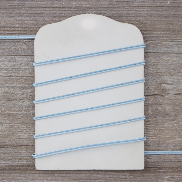 Шнур-сутаж PEGA, голубой, 3 мм. Арт 841113909A1703