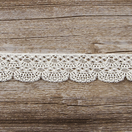Кружево-вышивка на тюле, 20 мм. Арт 42273/00