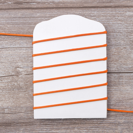 Шнур атласный SAFISA 2 мм, 25 м, цвет 61, алый. Арт 462-61                  