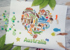 Набор для вышивания "Австралия". Арт 11.001.25