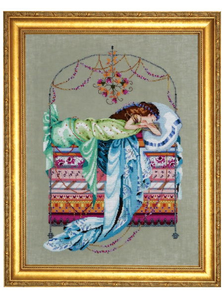 Схема для вышивания MIRABILIA "Спящая принцесса". Арт MD123