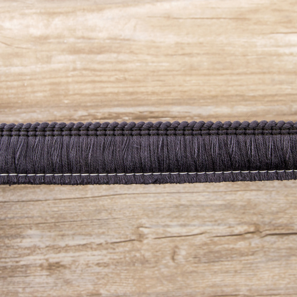 Бахрома декоративная, 30 мм, цвет графитовый. Арт BT - 30c - col.B-25