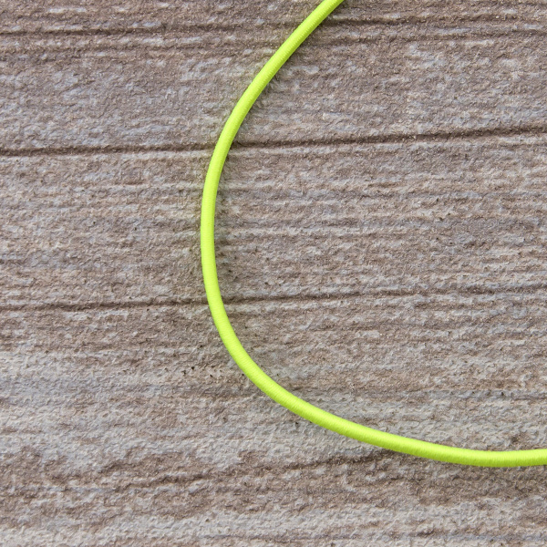 Резинка шляпная SAFISA, 1,5 мм, 25 м, цвет 201 неоновый желтый. Арт 4730-1,5мм-201