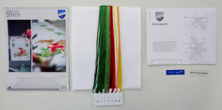 Набор для вышивания дорожки "Маленький олененок с кроликом". Арт PN-0166670