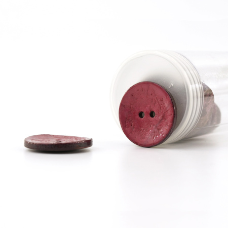 Пуговицы CONCEPT, размер 48, кокос,  цвет COL.10 фуксия. Арт 1919H-048-COL.10