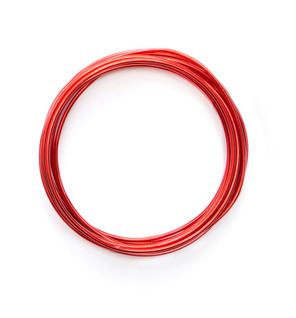 Проволока, цвет красный, 2,5 мм, 5,5 м. Арт 660276
