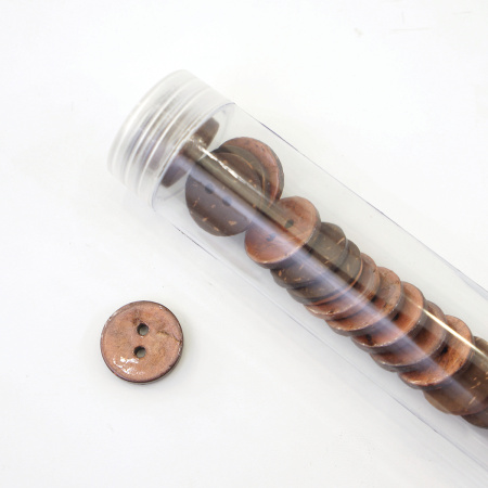 Пуговицы CONCEPT, размер 24, кокос, цвет COL.7 пыльная роза. Арт 1919H-024-COL.7