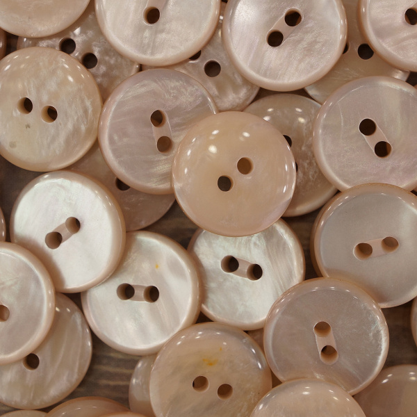 Пуговицы CONCEPT Mother of Pearl, размер 24, полиэстер, цвет COL.59. Арт 75315-024-COL.59