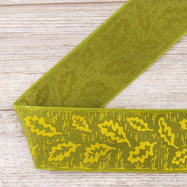 Лента жаккард SAFISA, 50 мм, 15 м, цвет 01. Арт 25282-50мм-01           