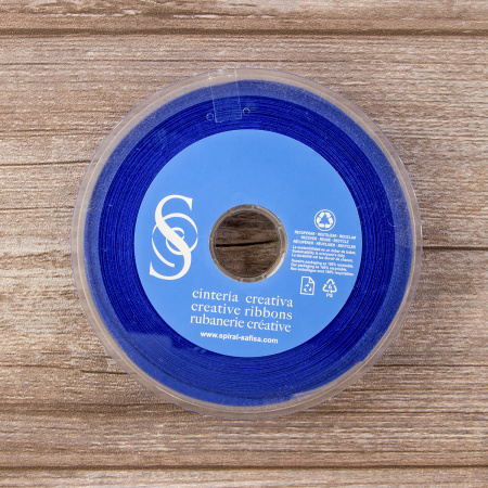 Косая бейка хлопок, 20 мм, 20 м, цвет 13, синий. Арт 6598-20мм-13