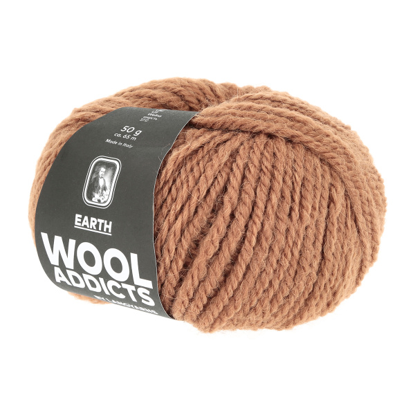Пряжа Earth, 50% альпака, 35% нейлон, 15% шерсть, 50 г, 65 м. Арт 1004.0015
