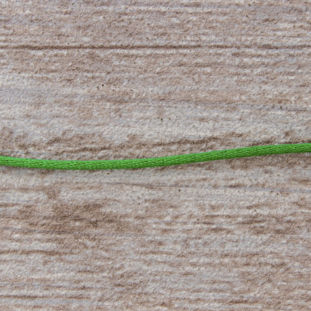 Шнур атласный мини-рулон, 2 мм, 4,5 м, цвет 25, зеленый. Арт P00462-2мм-25           