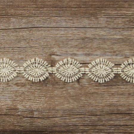 Кружево-вышивка на тюле, 15 мм. Арт 42267/00