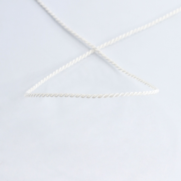 Шнур витой PEGA, белый, 2,5 мм. Арт 845213625B1101