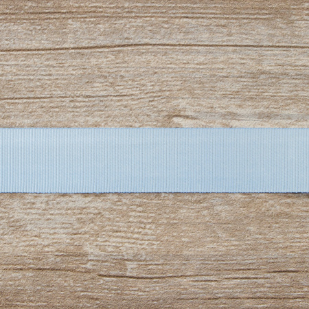 Лента репсовая SAFISA, 25 мм, 25 м, цвет 04 голубой светлый. Арт 350-25мм-04