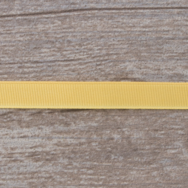 Лента репсовая SAFISA мини-рулон, 10 мм, 4 м, цвет 32, желтый. Арт P00350W-10мм-32         