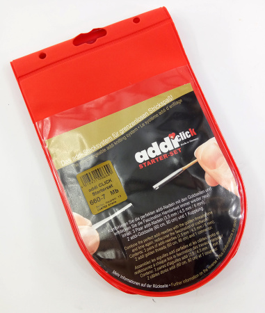 Набор стартовый для комбинирования спиц системы addiClick Starter-set 1. Арт 660-7/000