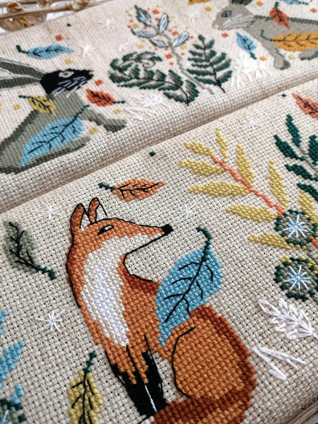 Набор для создания карандашницы "Лисы". Арт 21.002.21