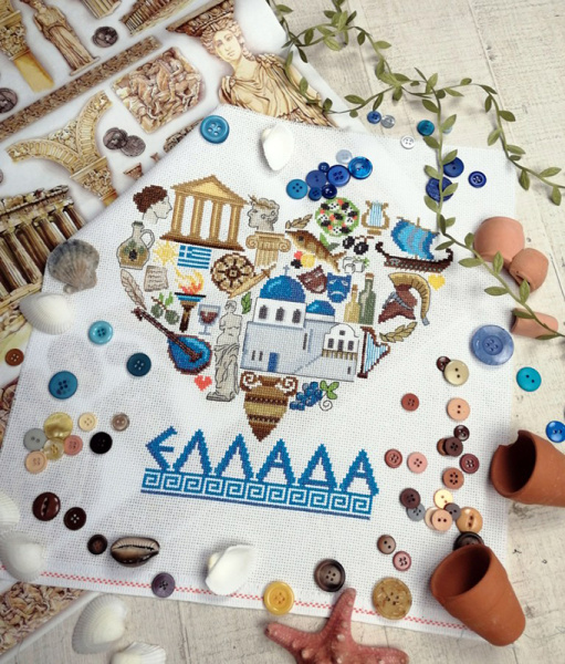 Набор для вышивания "Греция". Арт 11.001.26