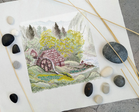 Набор для вышивания  Тишина гор". Арт 02.012.08