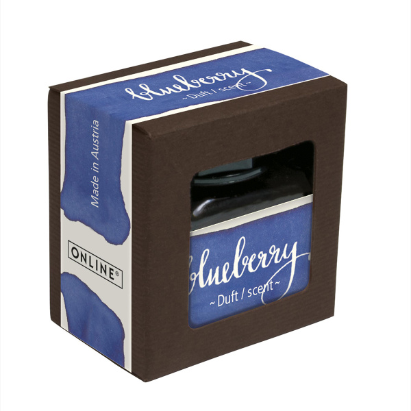 Чернила "Ink of the Senses" для перьевых ручек, 15 мл, с ароматом голубики, цвет синий. Арт 17060/3