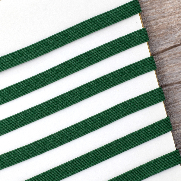 Резинка 6,6 мм, цвет зеленый. Арт 851113010L4803