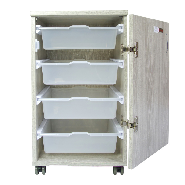 Тумбочка для хранения STORAGE PRO, серый дуб. Арт TLM.S-G001                  