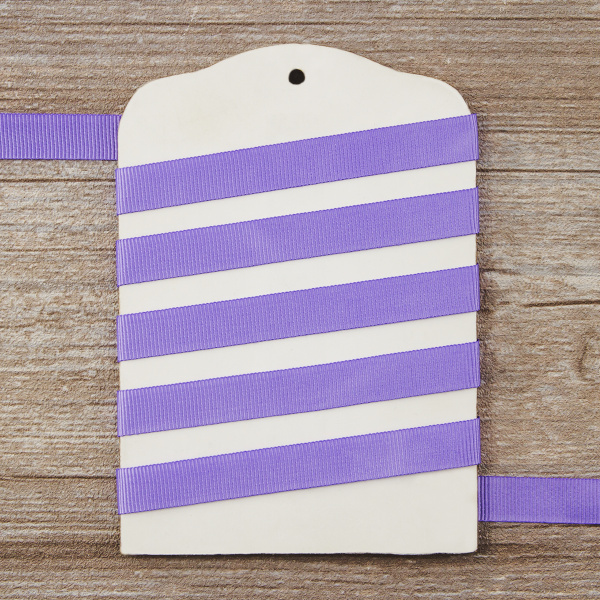 Лента репсовая SAFISA, 10 мм, 25 м, цвет 08 сиреневый. Арт 350-10мм-08