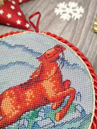 Набор для создания пинкипа "Красные кони". Арт 21.002.39