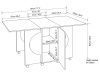 Стол раскройный CUTTING TABLE II, белый. Арт TLM.CT2-W001                