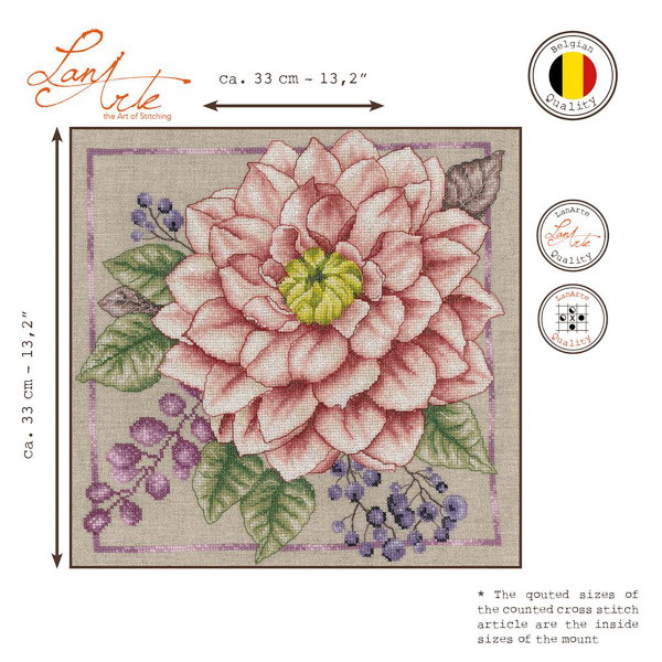 Набор для вышивания "Blooming blush" . Арт PN-0199794