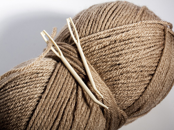 Иглы ручные c тупым изогнутым кончиком для шитья пряжей. Арт 211.B