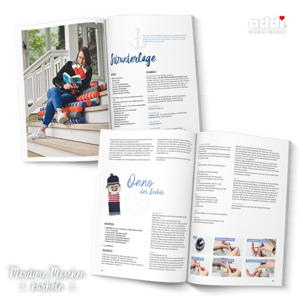 Журнал со схемами для вязания на машинке addiExpress. Арт 875-0