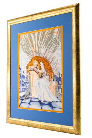 Вышитая картина "Спящий ангел". Арт Модель 07.006.05