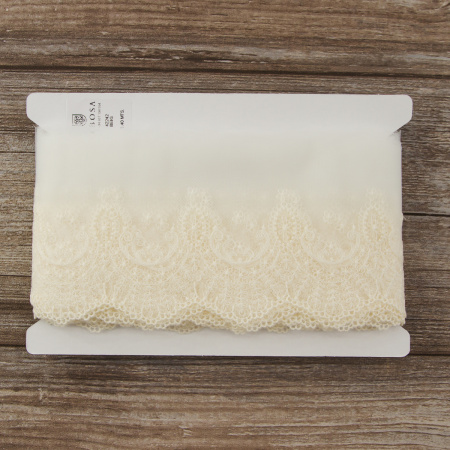 Кружево-вышивка на тюле, 50 мм. Арт 42242/58