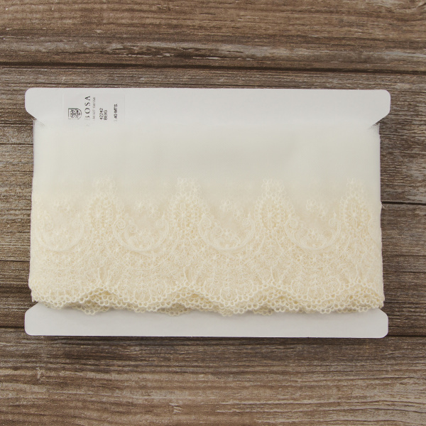 Кружево-вышивка на тюле, 50 мм. Арт 42242/58