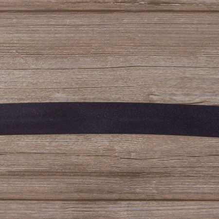 Косая бейка атласная 30 мм, 25 м, цвет 72, черно-синий. Арт 6260-30мм-72            