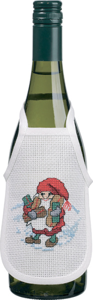 Набор для вышивания фартучков на бутылку "Коллекция гномов". Арт 78-0630