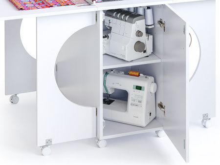 Стол раскройный CUTTING TABLE II, белый. Арт TLM.CT2-W001                