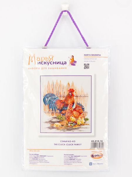 Набор для вышивания "Семья Ко-ко". Арт 03.010.16
