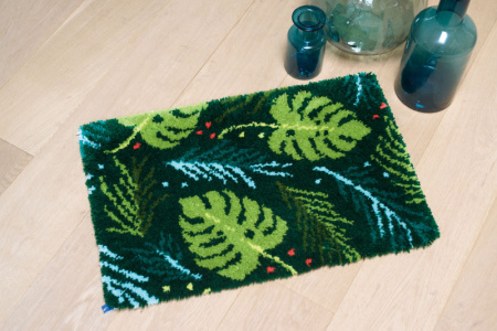 Набор для вышивания коврика "Листья". Арт PN-0170834