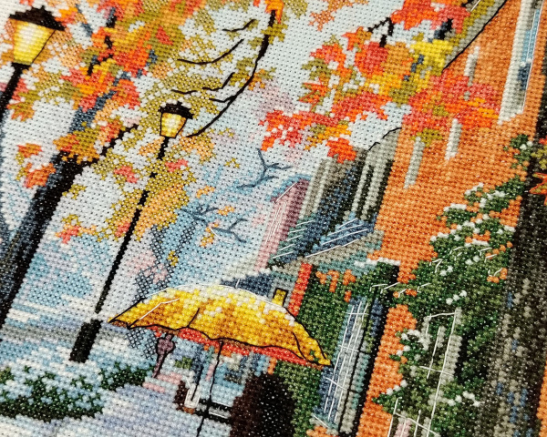 Набор для вышивания  "Первый снег". Арт 02.012.09