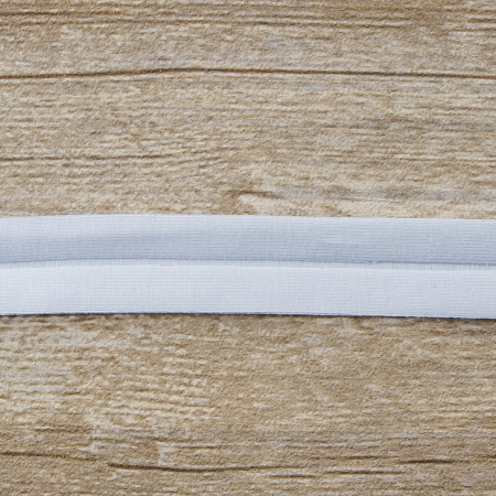 Косая бейка хлопок, 20 мм, 20 м, цвет 04, светло-голубой. Арт 6598-20мм-04