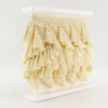 Тесьма с кисточками декоративная PASSAN цвет нежно-кремовый. Арт BPK - 019-col.PE - 80