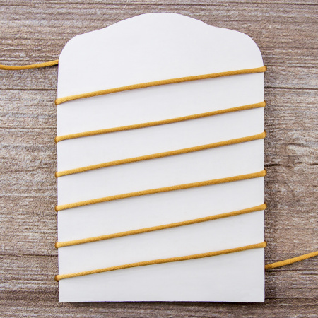 Шнур атласный мини-рулон, 2 мм, 4,5 м, цвет 54, золотистый. Арт P00462-2мм-54           